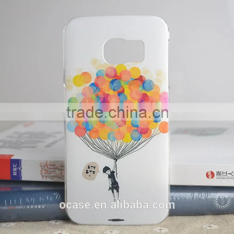 Cute girl mobile phone back cover for samsung s6 edge plus case.