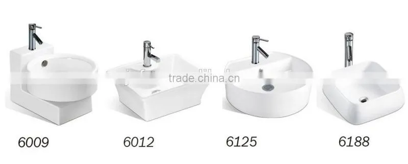 6171 good quality round sink with toilet seat