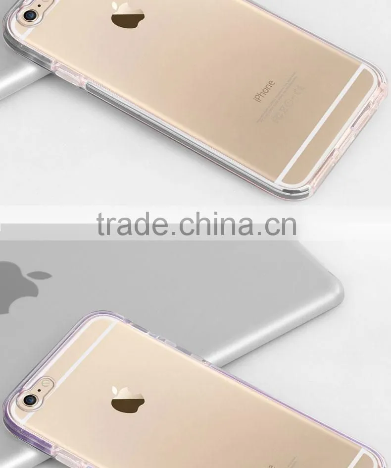 AIR CUSHION Newest TPU PC 2 in 1 soft bumper case cover for iphone 6s