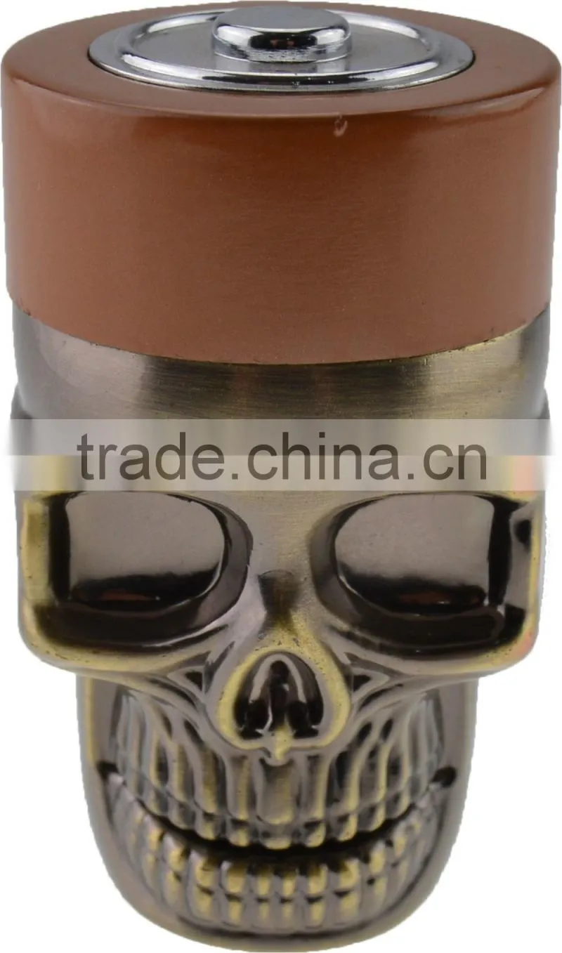 Spice Herb Grinder- Four Piece with Pollen Catcher - Zinc Alloy 815