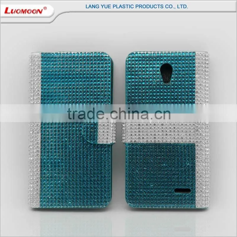 2016 trending products consumer electronics wallet full bling diamond phone case for lg k7 k8 optimus l90