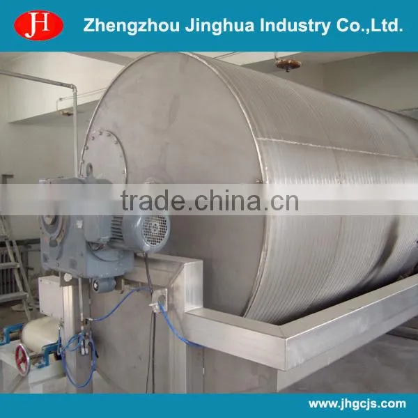 Rotary drum starch vacuum filter