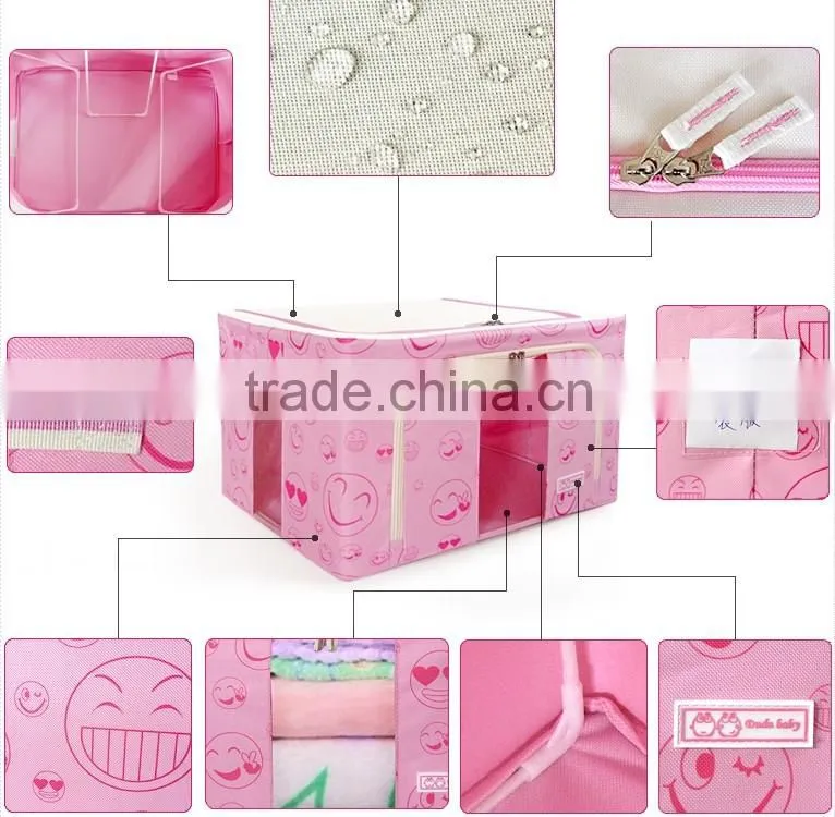 2015 new style Foldable storage box,,fancy living box