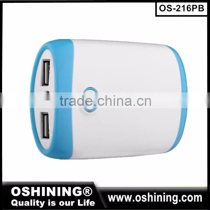 Battery charger mobile power bank for cell phone,Dual usb mobile power bank