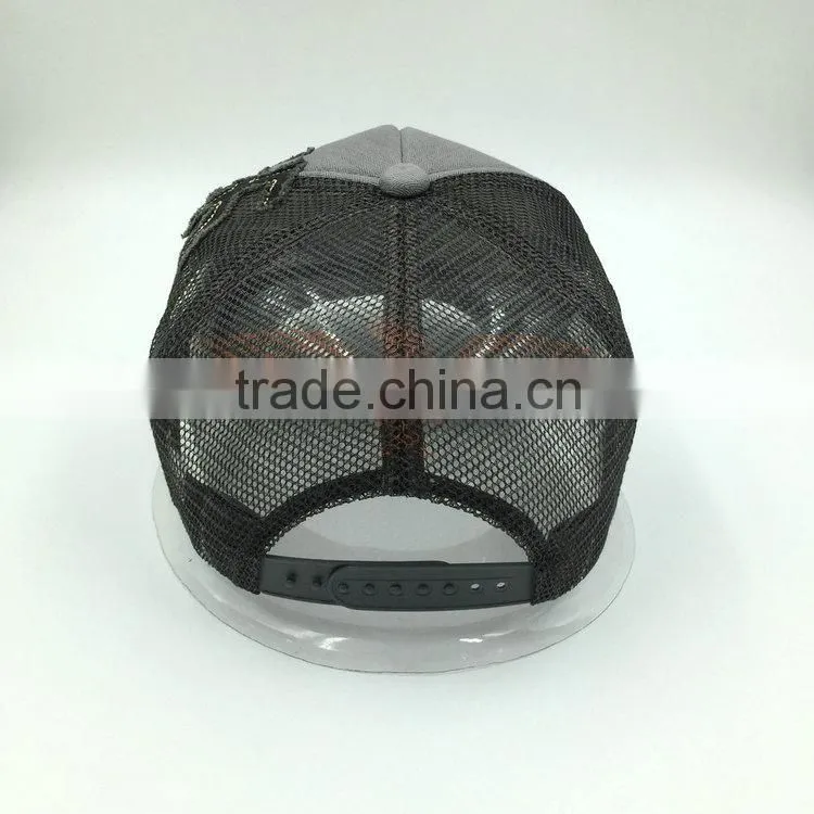 Washed cotton distressed mesh back trucker cap wholesale