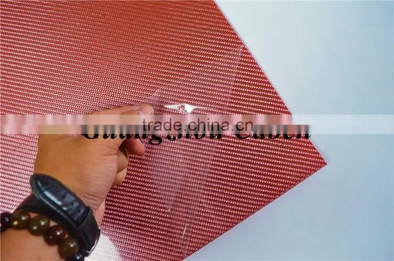 excellent high grade beautiful 3k red glossy twill clear epoxy fiberglass sheets price for decoretion