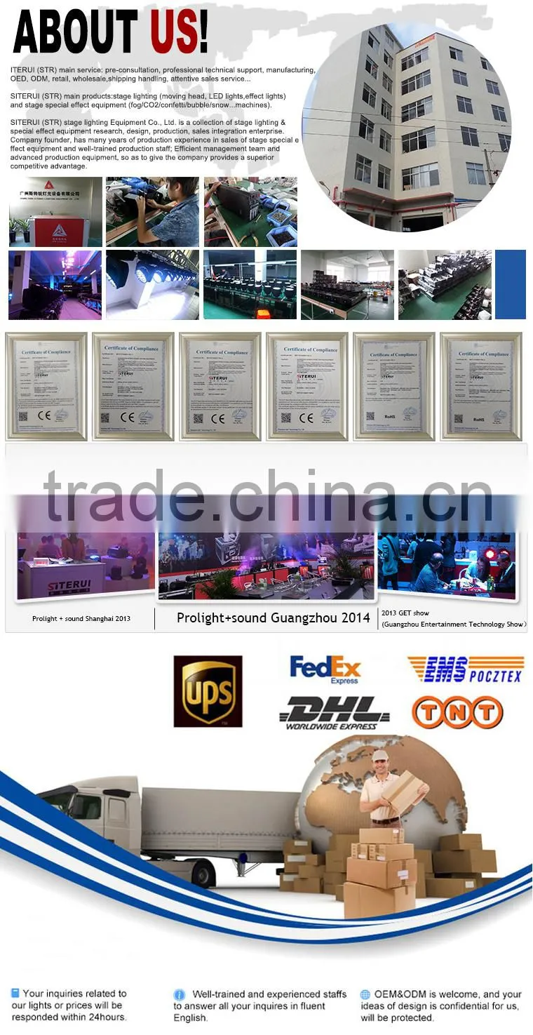1500W rgb vertical smoke machine LED 12pcs 3W vertical column fog machine