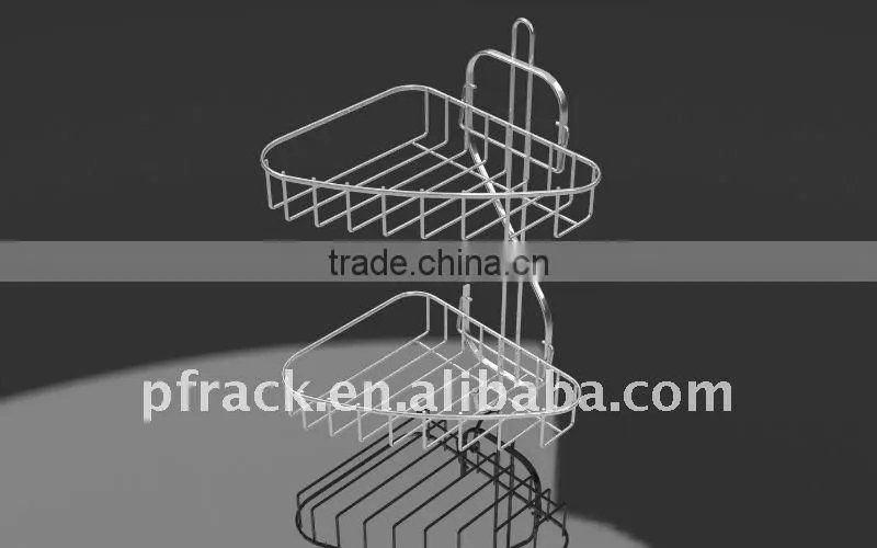 Multilayers metal shower holder / Shampoo shelf P-0004