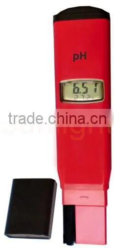 Champ pH and Temperature Meter, Replaceable Probe, ATC, PH-081