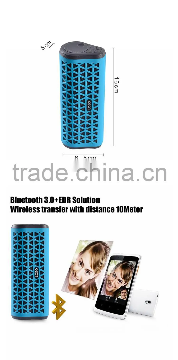 TLS27 2.0 channel fm radio supported waterproof bt speaker with hands free calling