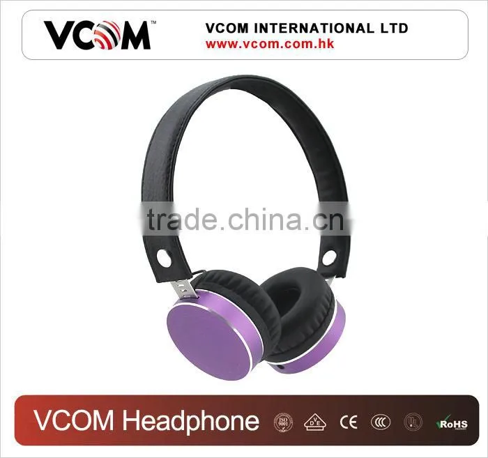 VCOM Metal Shell Bast Bess Headphone for Music with Factory Price