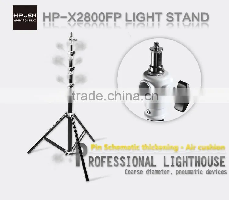 Factory supply multi-function 2.8m flexible air cushion light stand with enlarging diameter