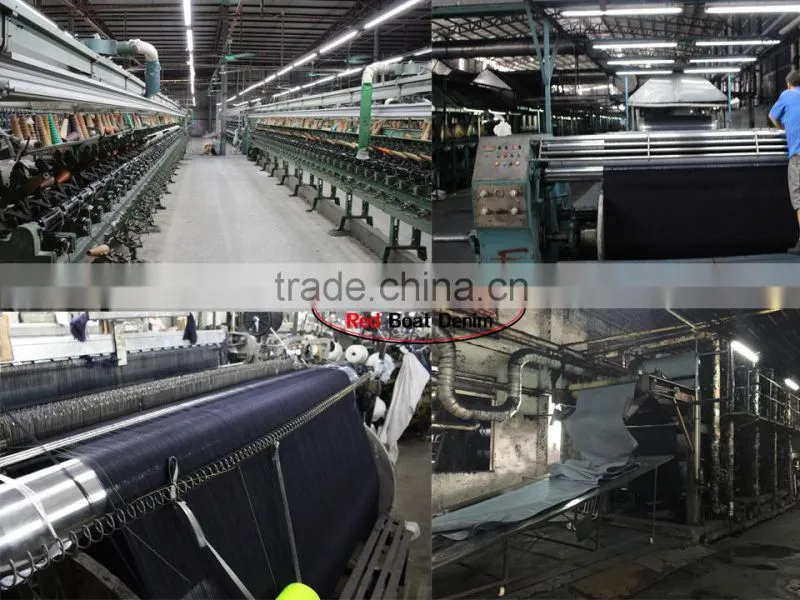rolls of stone washedcotton denim jeans fabric for apparel