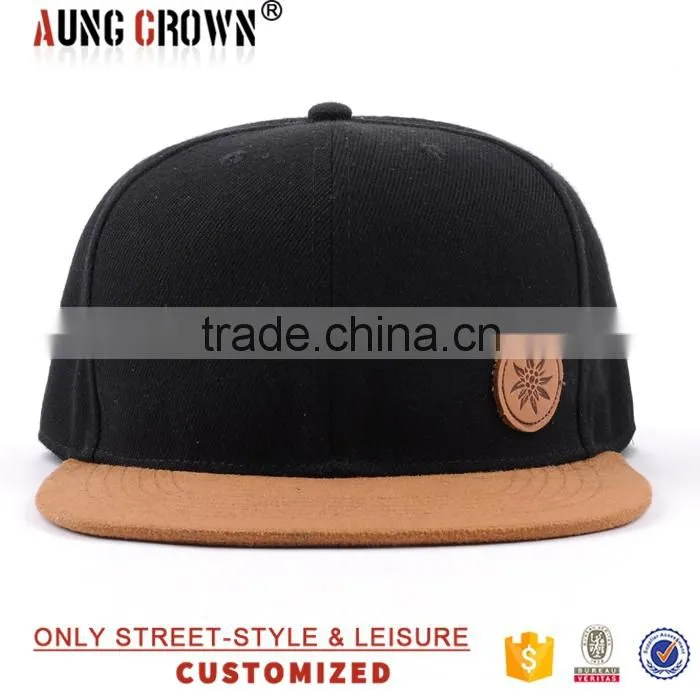 5 panel suede brim hat