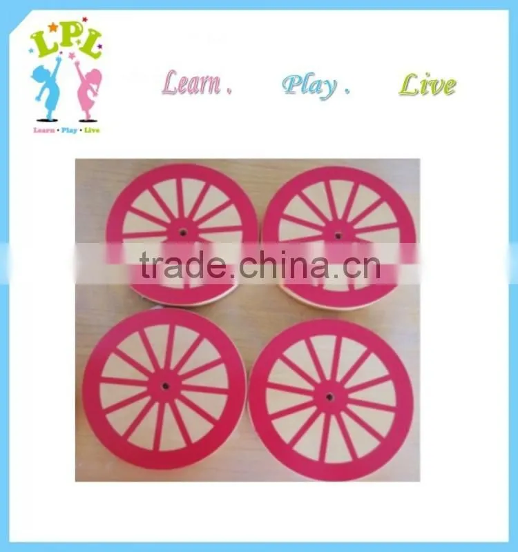 Wholesale high quality mobile wooden toys vending cart for kids