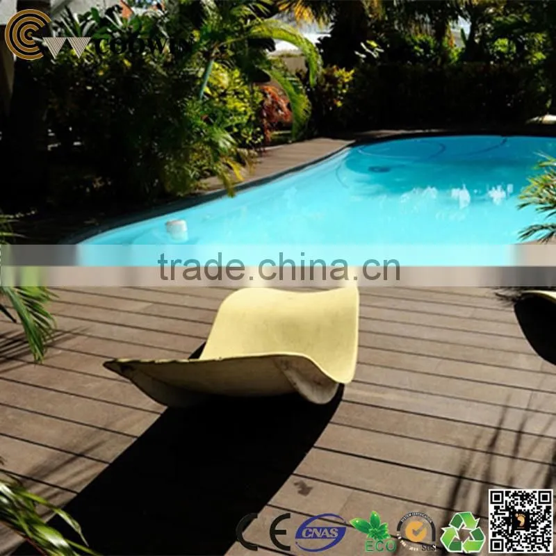 wear resistance long life solid floor garden composite decking