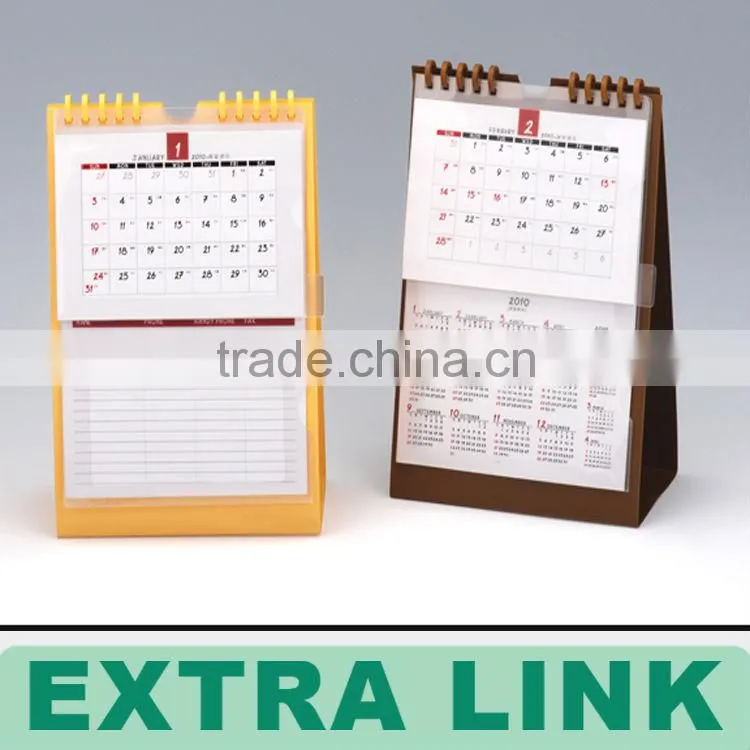 New year Hotsales EL custom service color large Newest design wall calendar