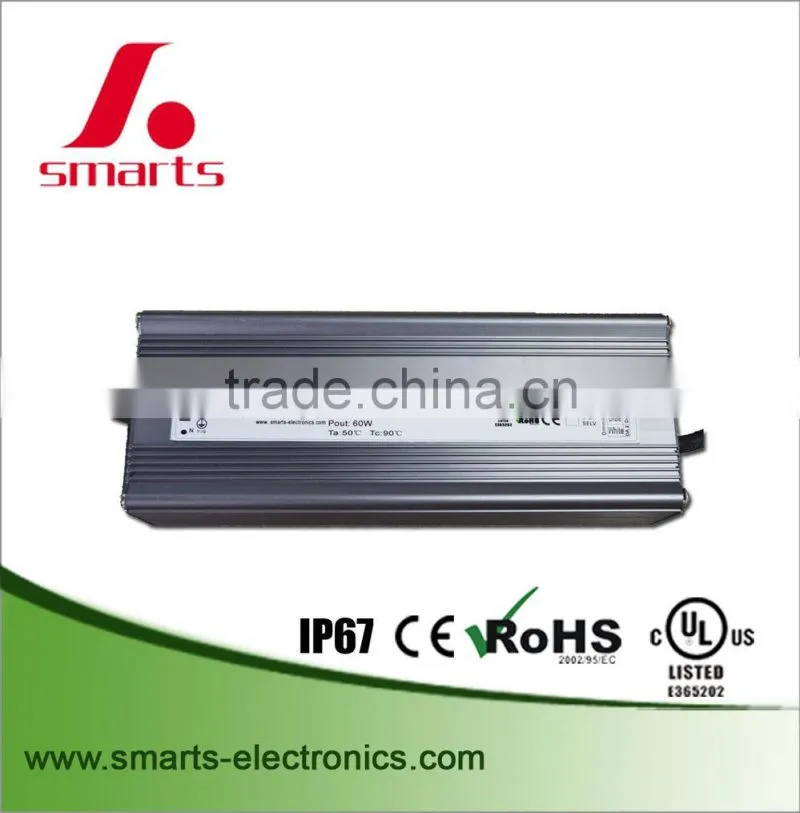 DALI led driver waterproof led power supply 12v 60w