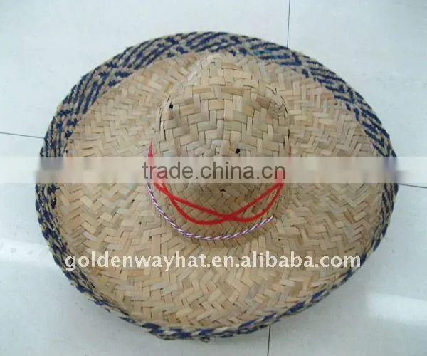 custom made mexican plain sombrero straw hat