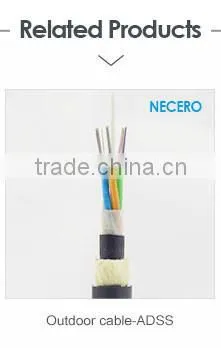best quality Single Mode Figure 8 Armoured Optical Fiber Cable for Congo cabling systems