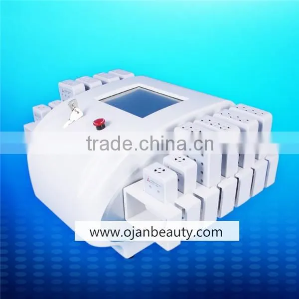 (Hot in Europe) 2015 Fat Terminator 16 paddles dual wave 650nm+808nm lipo light / lipo laser machine