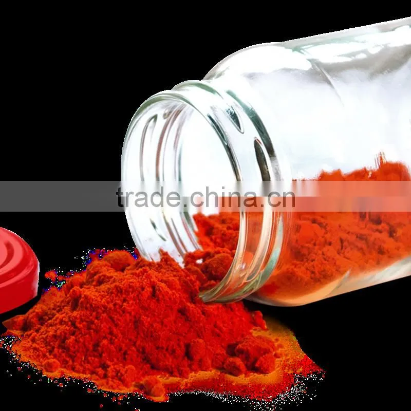 Dry red sweet paprika powder ground