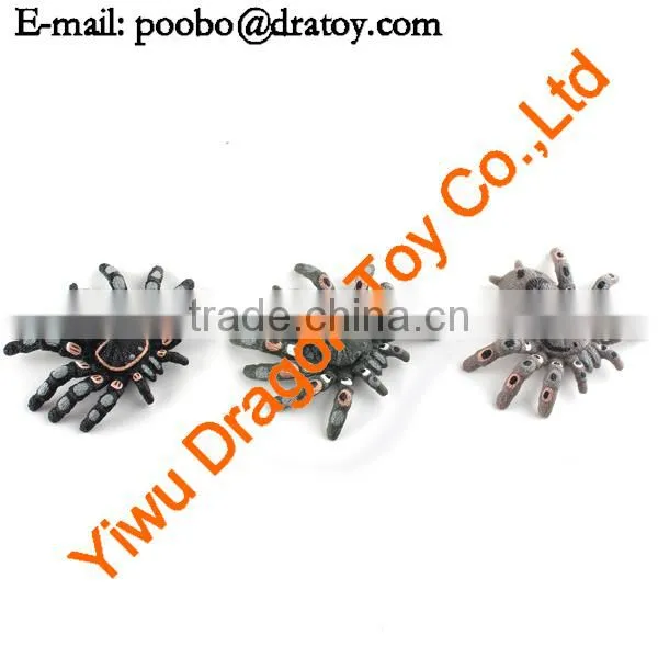 High quality TPR toy rubber spiders