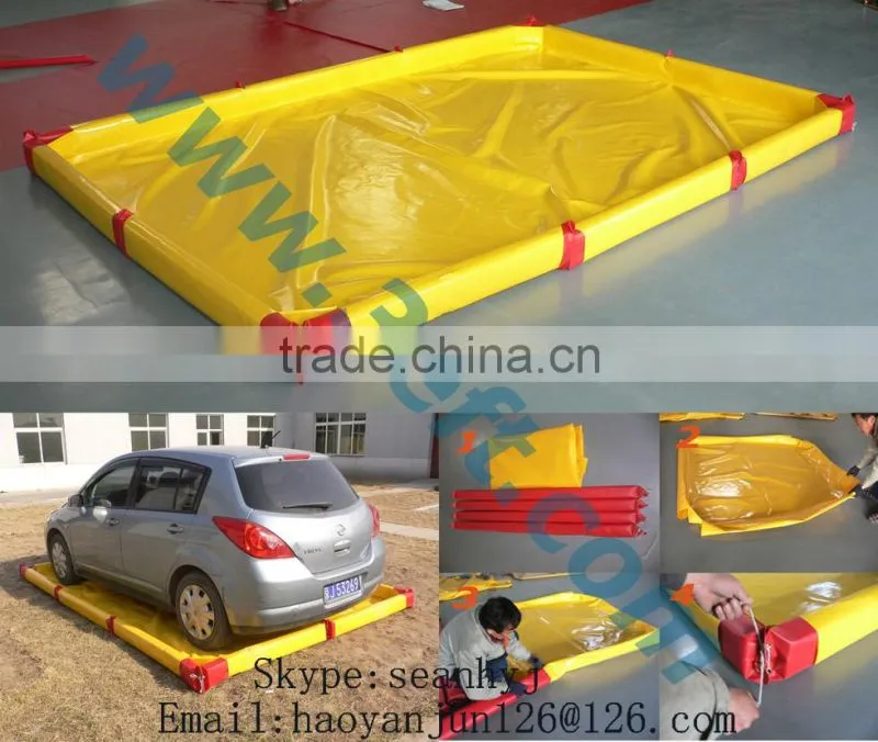 Environmental protection oil spill containment berm