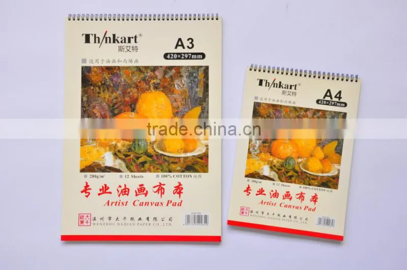 high quality artist canvas pad supplier