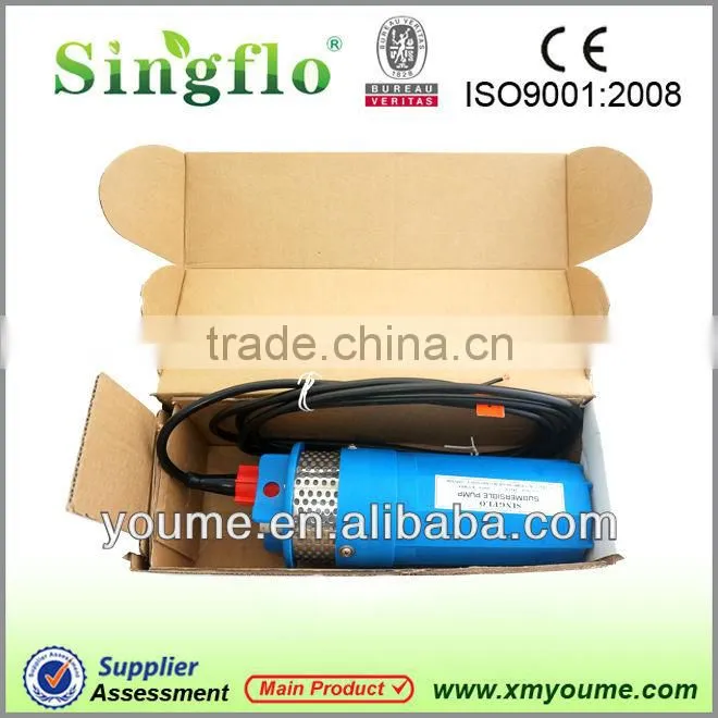 dc deep well submersible solar water pumps