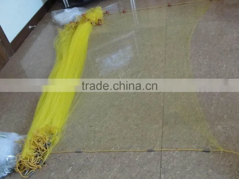 Single layer three layers nylon monofilament gill net
