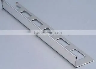 Stainless steel tile trim