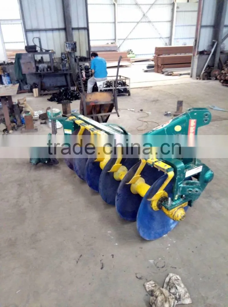 Agricultural machinery disk plough for rotary cultivator