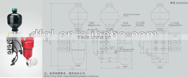 High Performance Hydraulic Pilot Control Valve from Industrial Heavy Machinery Accessories Supplier