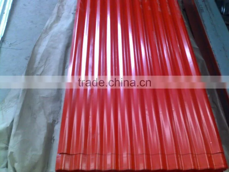 China Supplier High Quality Galvanized Corrugated PPGI Roofing Sheet