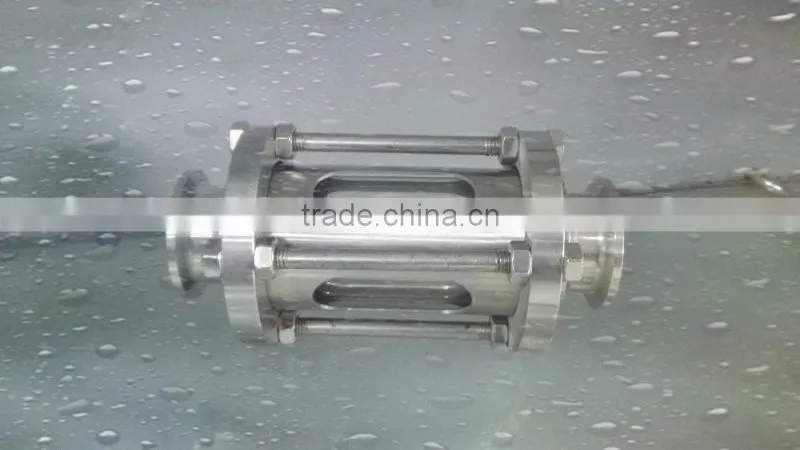 Low price stainless steel saniatry oil liquid level sight glass with professional manufacture