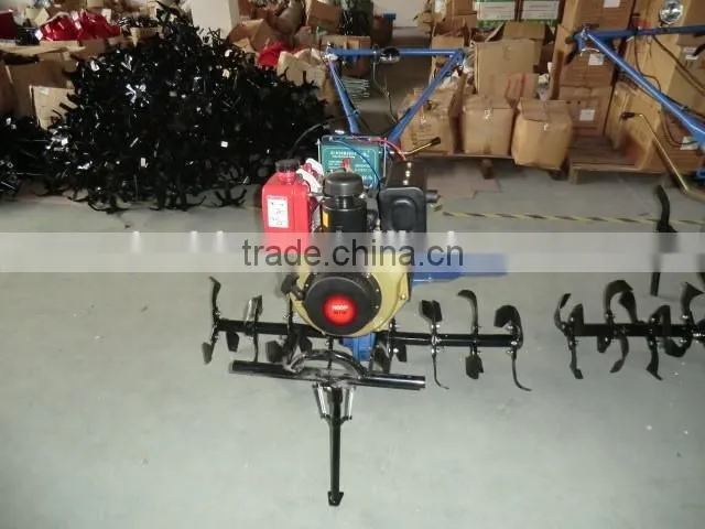 high quality diesel power tiller machine with gear box