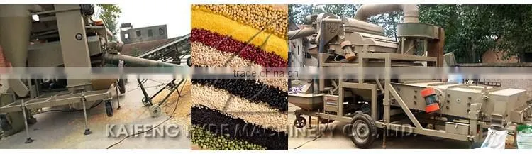 5XZF Mobile combined soybean seed cleaner for Beans cleaning