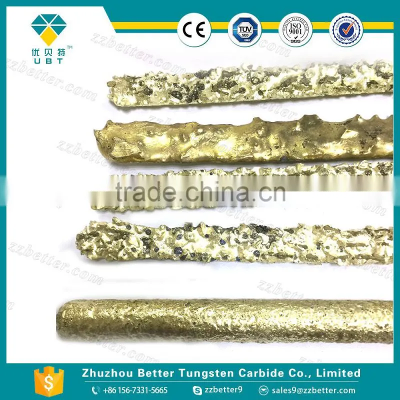Wear 1/8 x 1/16'' copper binder composite rods with flux powder
