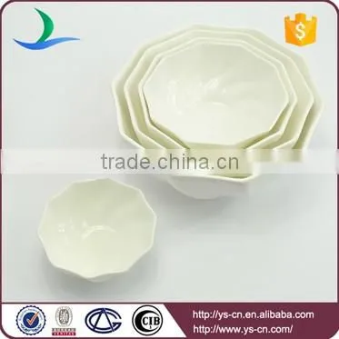 Wholesale customized white ceramic soup bowl