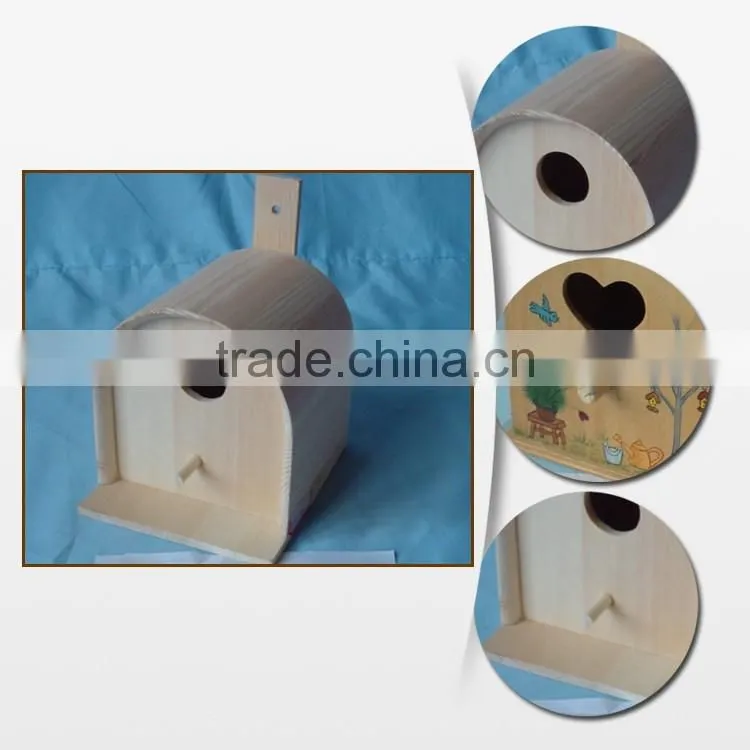 Good Quality Custom New Design Wooden Bird House