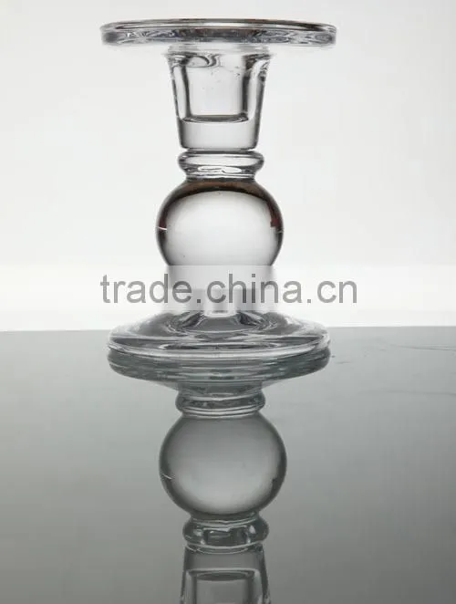 Home decoration crystal glass candle holder,candle holder