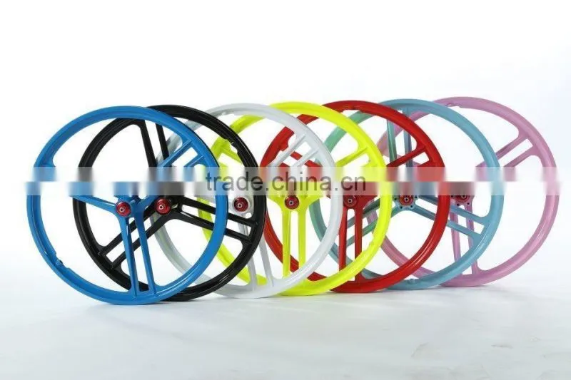 20inch lightest strongest magnesium alloy bike wheel /fixed gear type hub bike wheel
