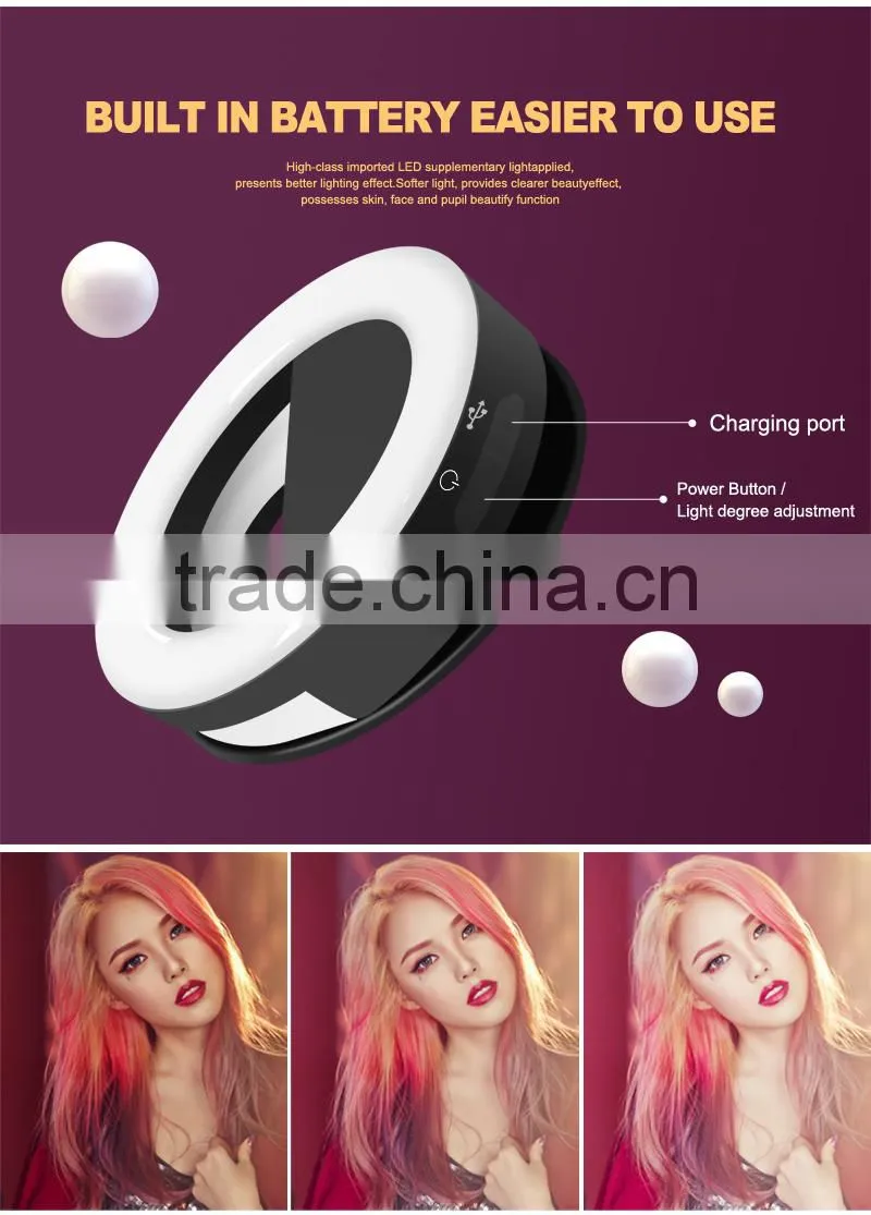 high quality rgknse selfie ring ligt for iPhone6/7 Of New Structure