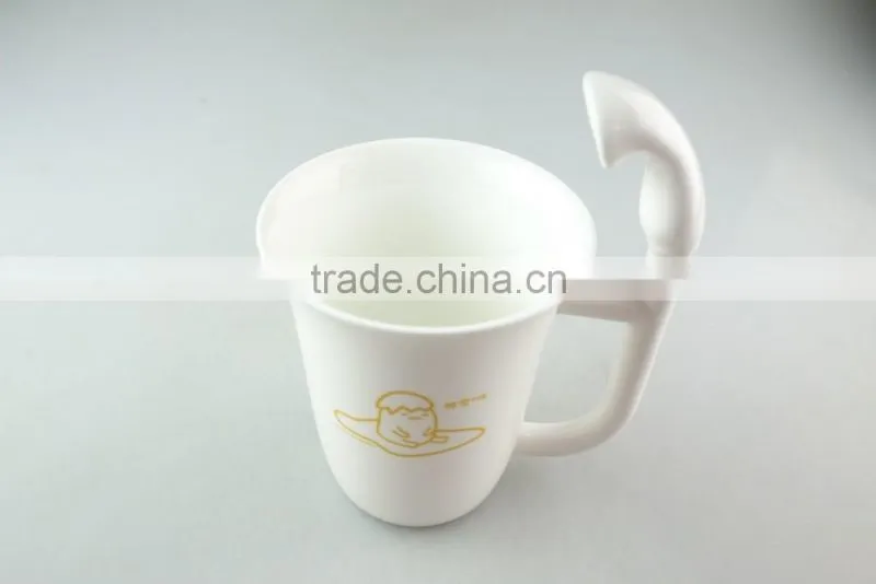 coffee mugs,white ceramic coffee ffee mugs with special handel