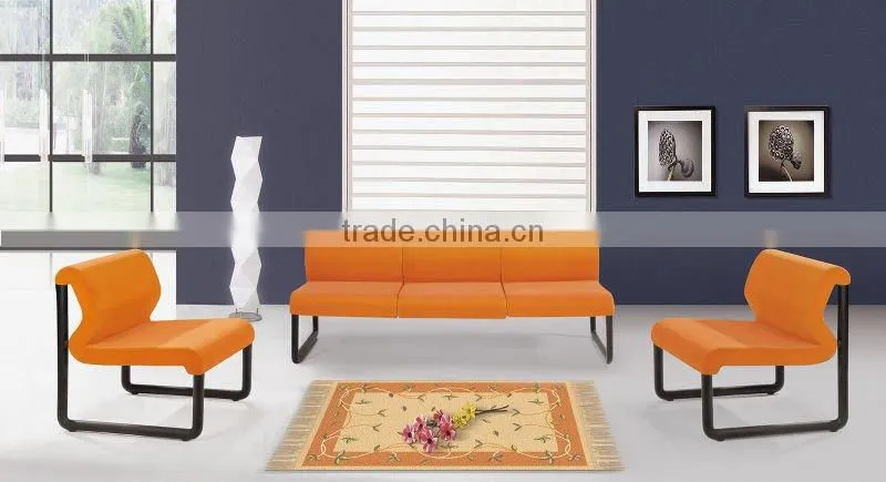 living room furniture latest home orange sofa set (EOE brand)