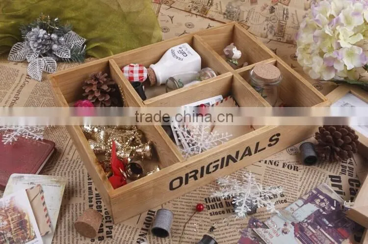 Chinese style wooden cutlery tray