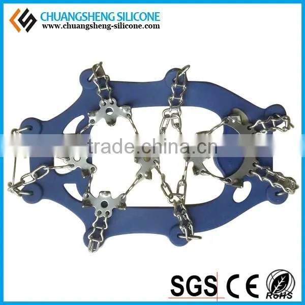 Winter needed ice gripper shoes, Ice season silicone shoes accessory, anti-slip ice gripper climb shoes