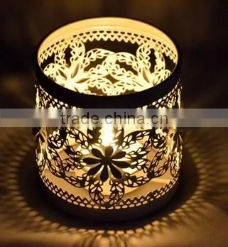 2016 artical metal candle holder tealight holder small lantern