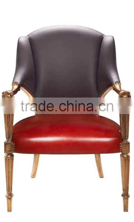 Luxurious Royal Solid Wood King Chair with Wheels, Imperial Carved Wooden Throne Armchair with Golden Tassel BF12-04264c
